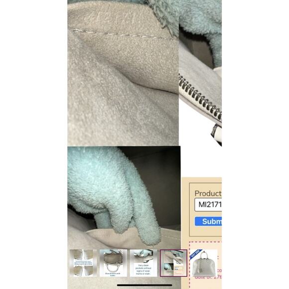 Louis Vuitton Ivory Epi Leather Alma GM Bag Silver Hardware - Picture 10 of 10